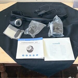 Garmin Forerunner 405 GPS Sport Watch W/ Charger, Heart Rate Monitor, Software